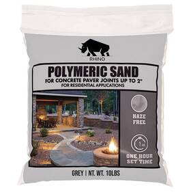 Rhino Polymeric Sand 810075642391 Power Bond Plus For Pavers And Stone Joints Up To A Maxim