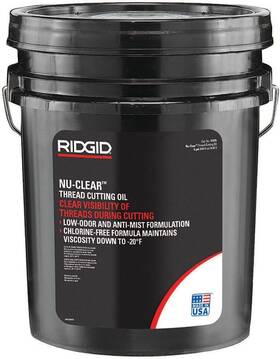 41575 Ridgid Nu-clear Threading Oil 5-gallon