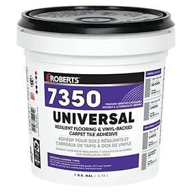 7350-1 Roberts 075378735014 1 Gallon Universal Vinyl Flooring Adhesive Off White