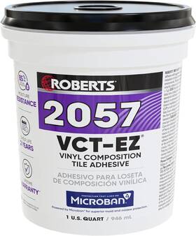 Roberts 313044631681 2057-0 Superior Vct Adhesive Vinyl-composition Floor Tile Glue 1 Quart