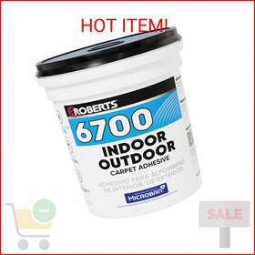 6700-1 Roberts 696566779704 1 Gallon Indoor/outdoor Carpet/artificial Turf Adhesive