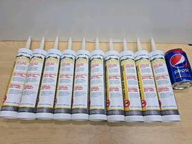 Rock River 070798087026 10 Fastenal 100% Rtv Silicone Clear Transparent Sealant 290ml 9.8oz