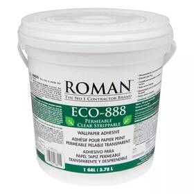 Eco-888 Roman 445025418486 1 Gal. Strippable Clear Wallcovering Adhesive
