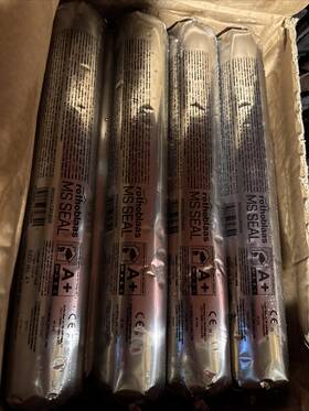 Mssealgre600 Rothoblaas Ms Seal Lot Of 12 Sausage Tube Sealant Caulk Grey