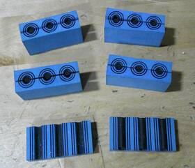 3w40 Roxtec Gm Module With Multidiameter Cable Seal Fitting 13 Lot Of 5