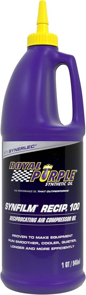 Roy01513 Royal Purple Synthetic Comp Oil 1 Quart 32 Fl Oz Pack Of