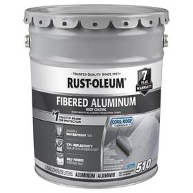 Mpn-804081378504 Rst-olm 5 Gal 7 Year Fibered Aluminum Reflective Roof Coating Waterproof And Rustproof