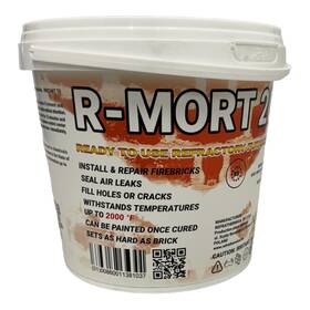 Rth-usa 860011381037 R-mort 2000 Refractory Furnace Cement 74 Fl. Oz. 2.2 L Pail High-temper