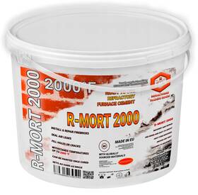 Rth-usa 860011381044 R-mort 2000 Refractory Cement 118 Fl.oz 3.5l Industrial Value Pack - High