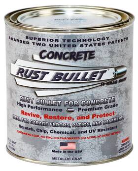 Rust Bullet 856084000463 For Concrete Super-tough Protective Floor Coating Enhances Appe Rust Bullet 856084000463 For Concrete Super-tough Protective Floor Coating Enhances Appe