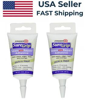 02861 Rust-oleum 2 Pack - Zinsser Sure Grip Seam And Repair Adhesive 2oz