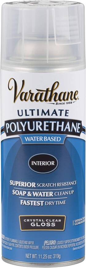 200081 Rust-oleum 11.25 Oz Brands Crystal Clear Varathane Gloss Finish