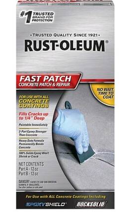 Rust-oleum 318322 Fast Patch Concrete And Repair Kit Gray