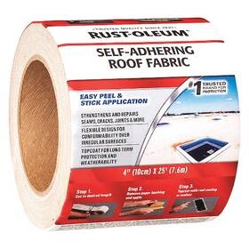 345651 Rust-oleum Roof Repair Tape 4 Inch X 25 Ft. White