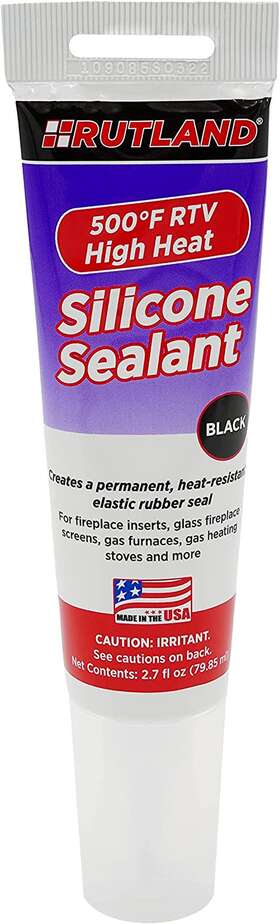 Rutland 022624203766 500 Rtv High Heat Silicone Black 2.7 Oz. Tube Free Shipping