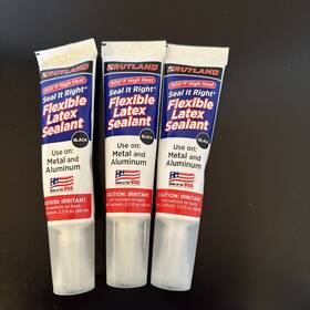 Rutland Products 022624064114 Lot Of 3 Seal It Right Flexible Latex Sealant Black