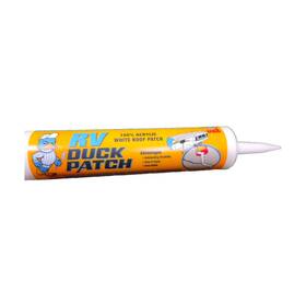 A2402  Rv Duck Coat Patch White Elastomeric Roof Fiber Reinforced Dries