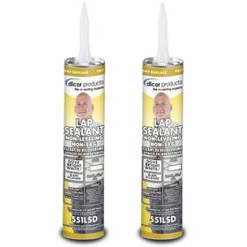 551lsd-1 Rv Wholesale Direct 737633350003 Dicor Corp. Non-leveling Non-sag Lap Sealant Dove Bright White 10