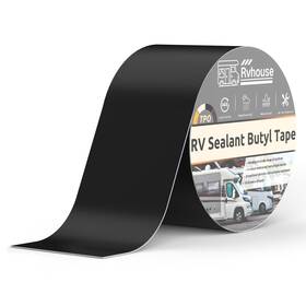 Rf10115b Rvhouse Rv Roof Tape 4 Inch X 50 Ft Uv Resistant Sealant Durable Waterproof And A