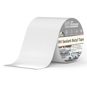 Rf15215w Rvhouse Rv Roof Tape 6 Inch X 50 Ft Uv Resistant Sealant Durable Waterproof And A