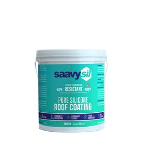 Rc100 Saavysil 199284952508 Pure Silicone Roof Coating And Leak Repair No Primer Needed One Coat