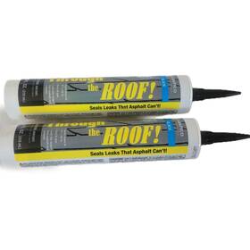 Sashco 031525140650 Through The Roof Black Sealant Caulk Lot Of Two 10.5 Oz Tubes