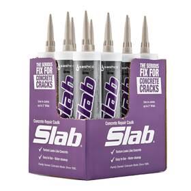 16210-12 Sashco 031525916101 Slab Concrete Crack Repair Sealant 10.5 Ounce Cartridge Gray Pa