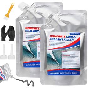 S1001 Sawoio Concrete Crack Filler 33.8 Fl Oz High Elasticity Cement Self-l