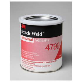 678935 Scotch 3m Tm Scotch-weld Industrial Adhesive 4799 Black 1 Quart