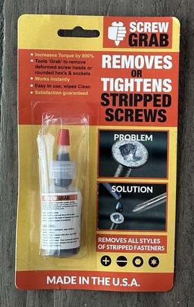 Sg-94 Screw Grab Quick-dry Liquid Paste Stripped Remover 0.5 Oz
