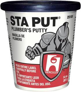 25101 Scs Hercules Sta Put White 14 Oz. Plumbers Putty