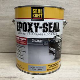 317396 Seal Krete Seal-krete Epoxy-seal Concrete And Garage Floor Paint No. 961 Armor Gray 1 Gallon