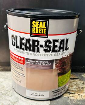 607001-1 Seal Krete Seal-krete Clear Gloss Water-based Interior/exterior Acrylic 1-gallon #07017