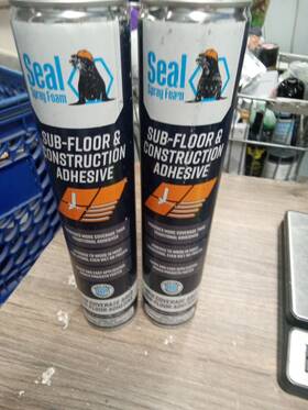 Seal Spray Foam 860005046652 2 Pkg Sub-floor Construction Polyurethane Adhesive 484 Dt