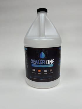 Sealerone 851219000004 Sealer - 1 Gallon For All Porous Concrete Brick Stone And Masonry
