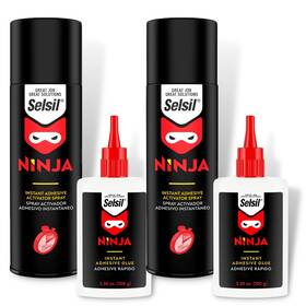 Selsil 696071412228 Ca Glue Accelerator 2 X 3.50 Oz 13.50 Fl Activator Professiona