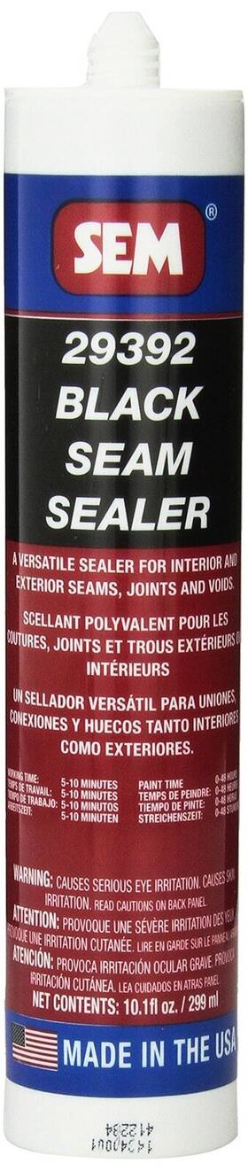Sem 646786293924 29392 Black Seam Sealer - 10.1 Fl. Oz