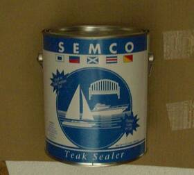 5464854 Semco 1 Gallon Teak Sealer Treatment Gold Finish Sealant Protector