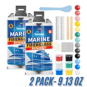 Abx-4 Senven Gel Coat Repair Kit For Boats White Marine Fiberglass
