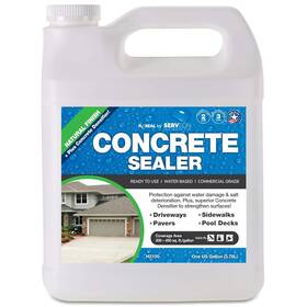 Serveon Sealants 313046863844 Concrete Driveway Sealer Plus Penetrating Densifier Clear Natural Finish Comme