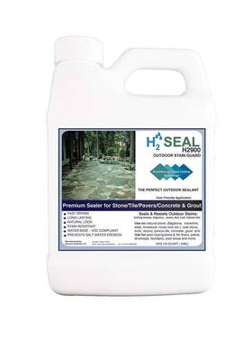 H2seal Serveon Sealants 796029422649 H2900 Outdoor Stone Sealer With Stain Guard - Professional For Natural