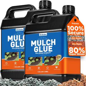 Shabebe 313021691660 Mulch Glue 2 Gallon Rock For Landscaping Strong Adhesion Of Pea Gravel Sta