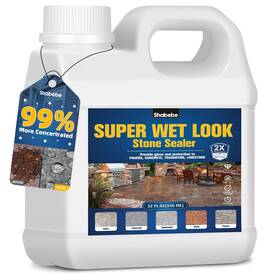 Sab-1q-sealer Shabebe Super Wet Look Stone Sealer 32oz/946ml 2025 Upgarde Durable And Long-lasting