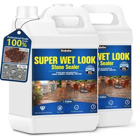 Sab-sealer-2 Shabebe Super Wet Look Stone Sealer-2 Gallon Durable And Long-lasting Protection With H
