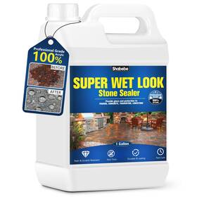 Sbb-1g-sealer Shabebe Look Stone Sealer 1 Gallon Durable Long Lasting Protection With High Gloss Fins