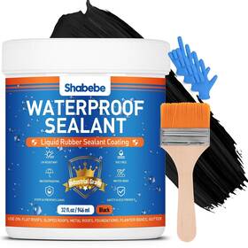 Sbb-32oz-sealant Shabebe Waterproof Agent 32oz/black Liquid Rubber Sealant Industrial Gra