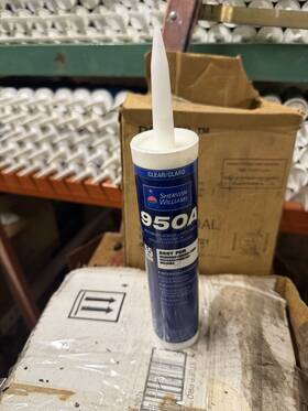 Sherwin Williams 035777434703 3 Pc Lot 950a Siliconized Acrylic Latex Caulk 10.1oz. White