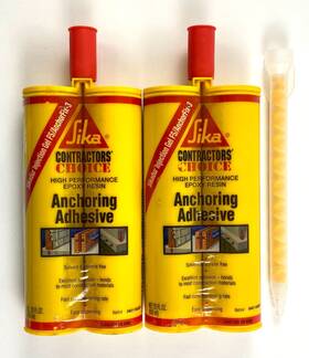 Sika 033886001496 Constractors Anchoring Adhesive Epoxy Resin 22 Oz Set Of 2