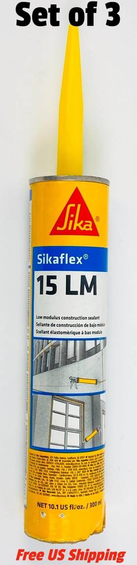 Sika 033886070881 Sikaflex 15lm Polyurethane Sealant Hartford Green 10.1 Oz Set Of 3