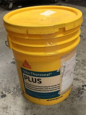 Sika 080492000467 Thoroseal Plus - Waterproof Cement Based Coating 35 Ibs